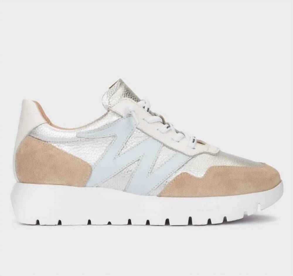 NEW WONDERS women's odisei sneaker in silver